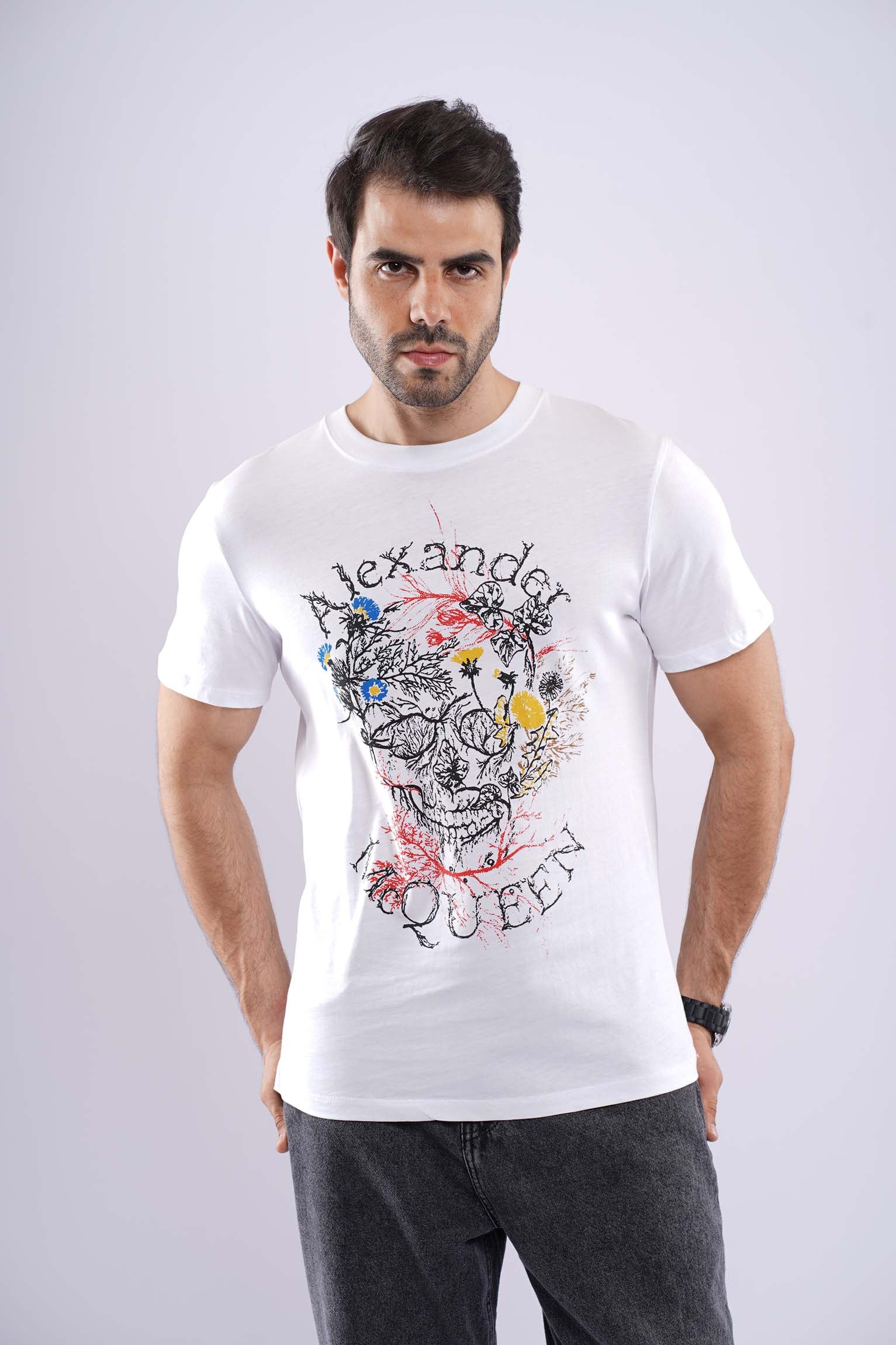 ALEXANDER MCQUEEN MEDUIM FIT COTTON T-SHIRT