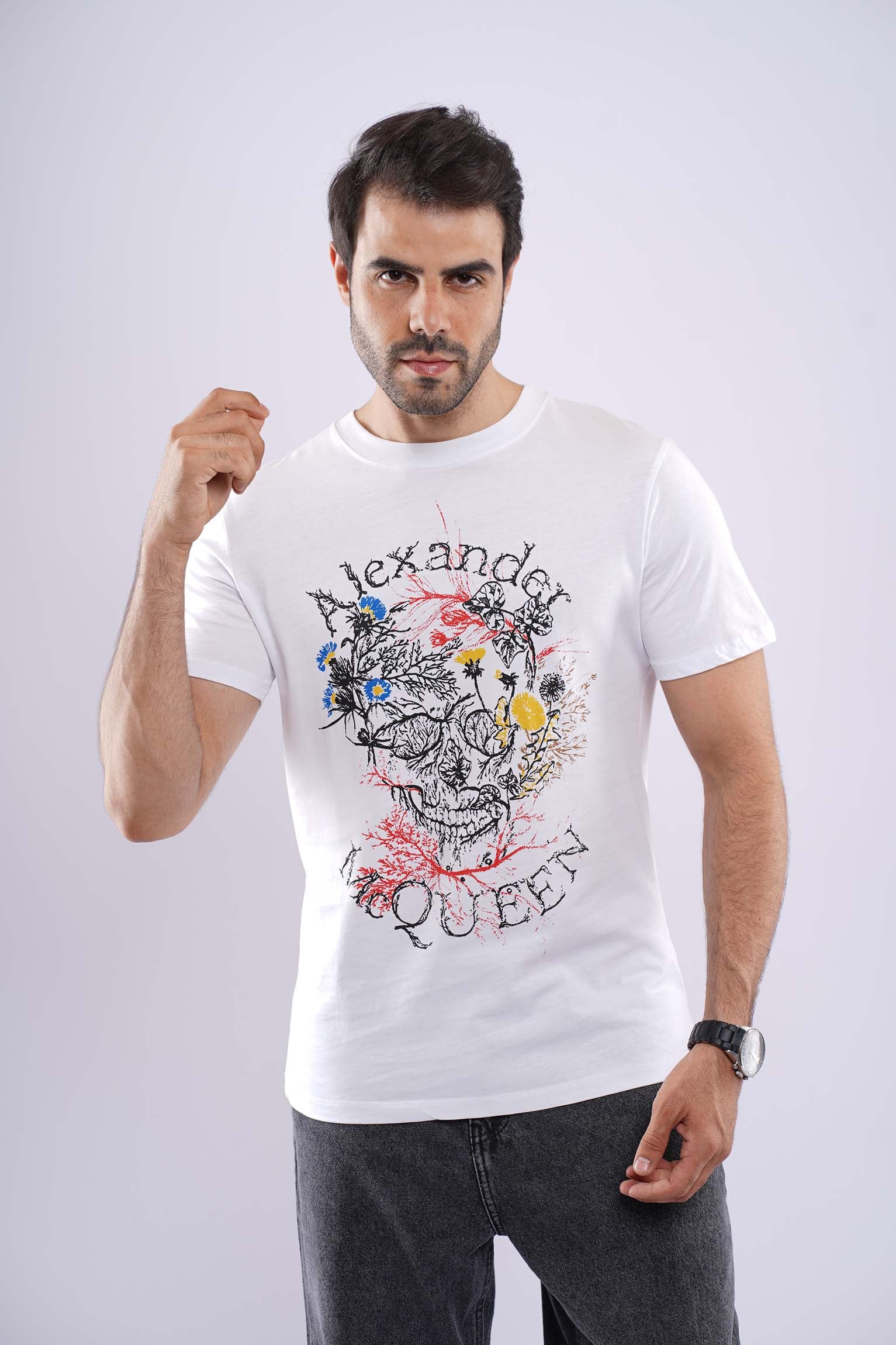 ALEXANDER MCQUEEN MEDUIM FIT COTTON T-SHIRT