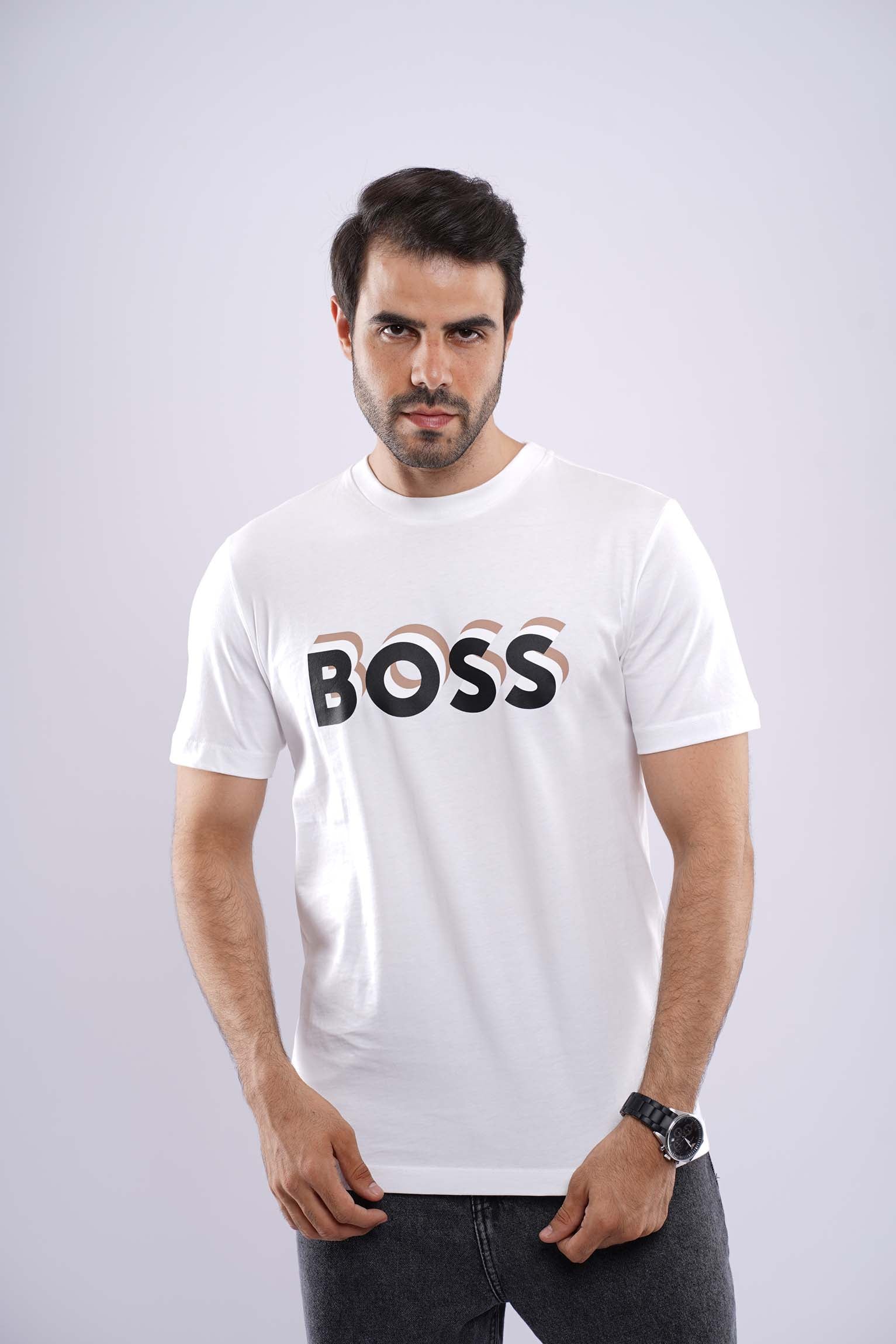 BOSS MEDUIM FIT COTTON T-SHIRT