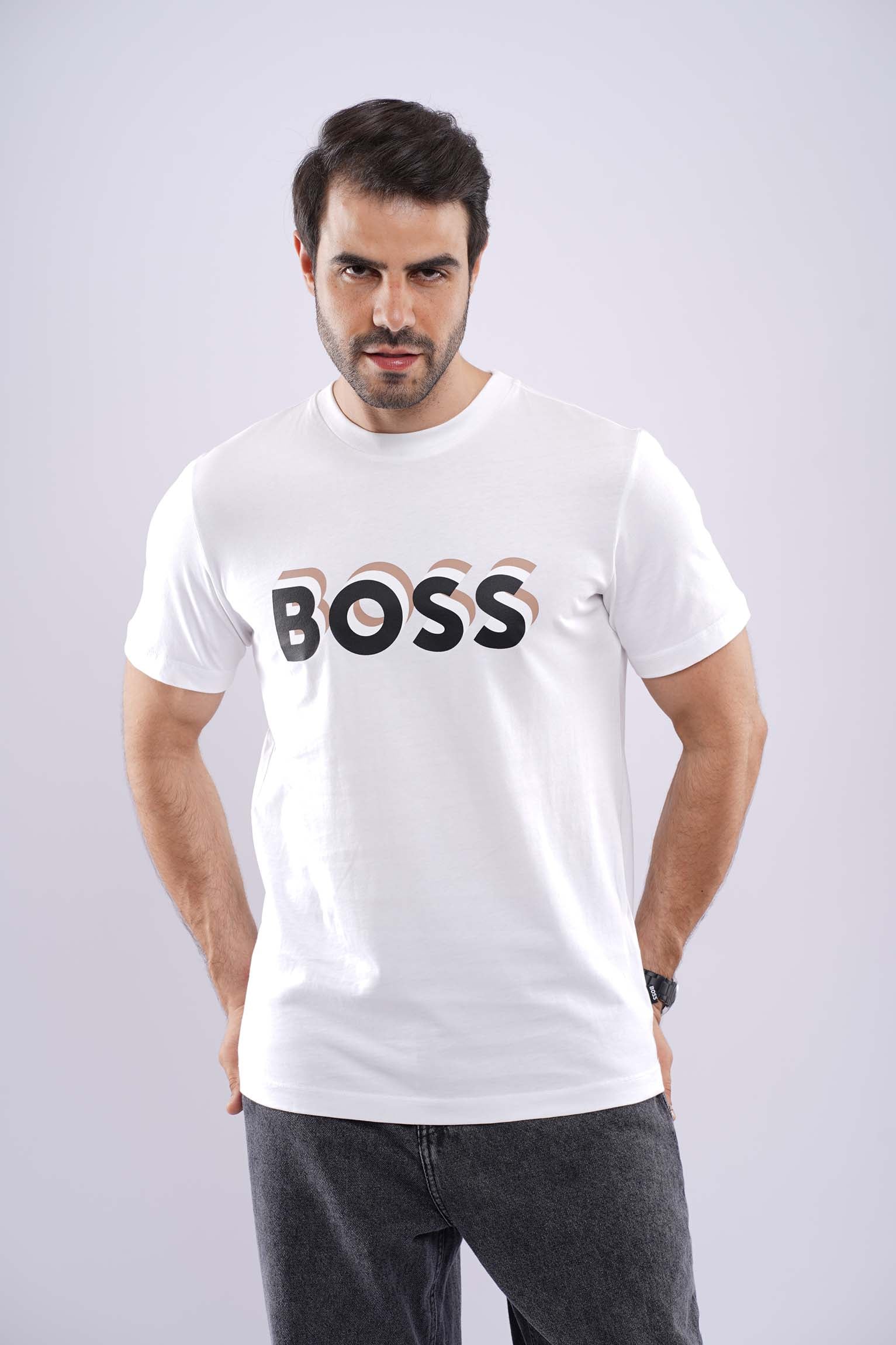 BOSS MEDUIM FIT COTTON T-SHIRT