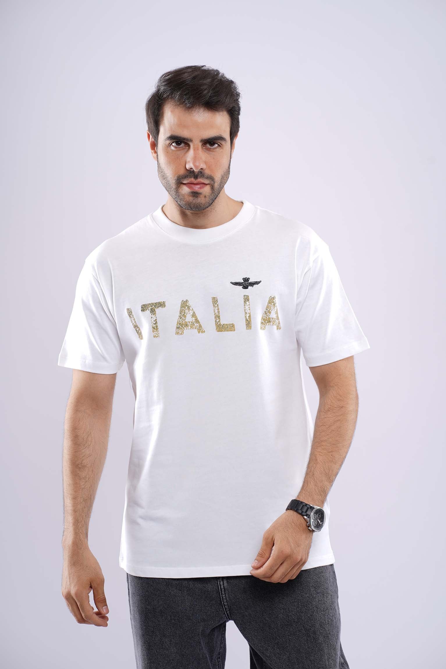 AERONUTICA ITALIA MEDUIM FIT COTTON T-SHIRT