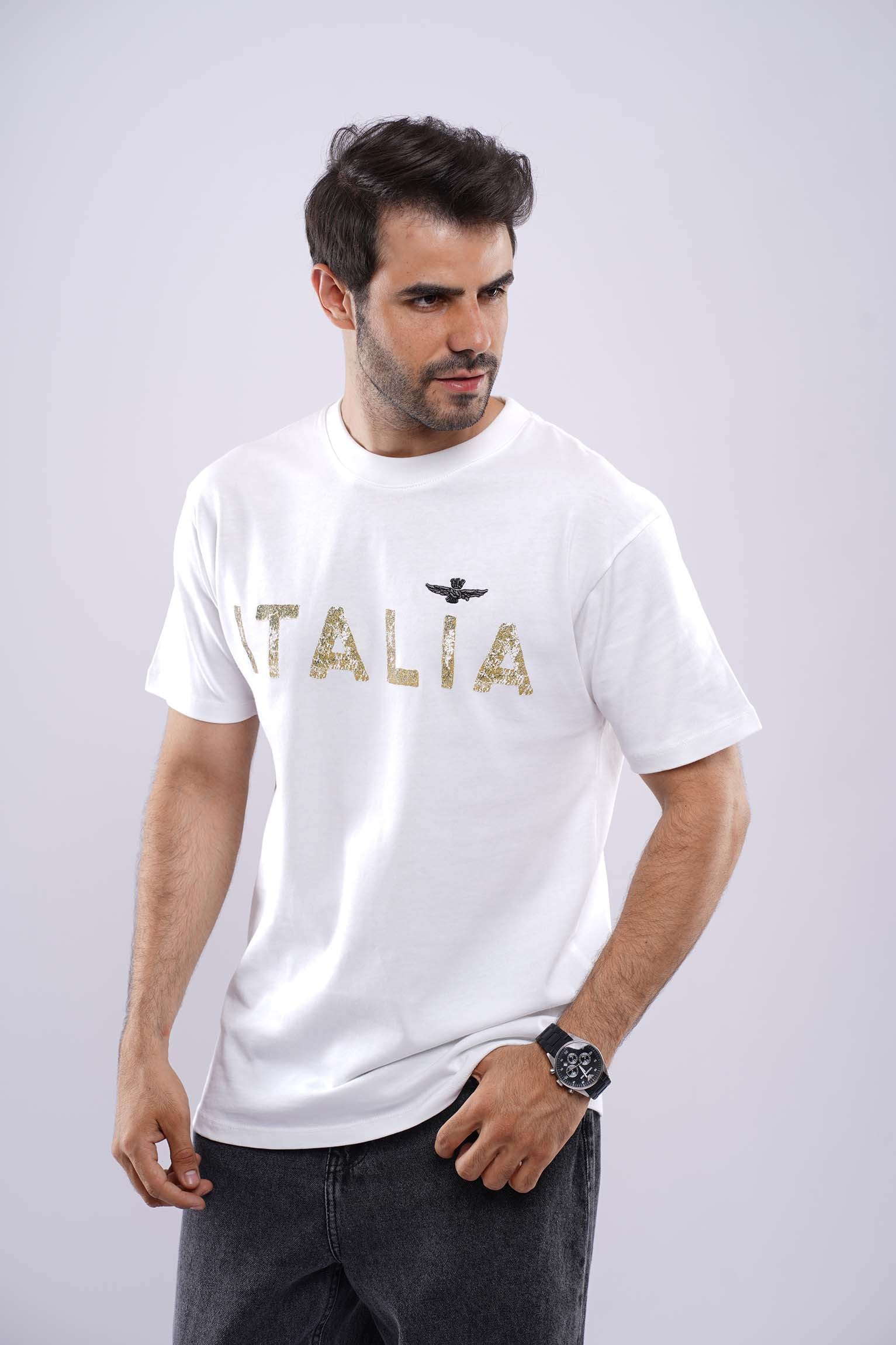 AERONUTICA ITALIA MEDUIM FIT COTTON T-SHIRT