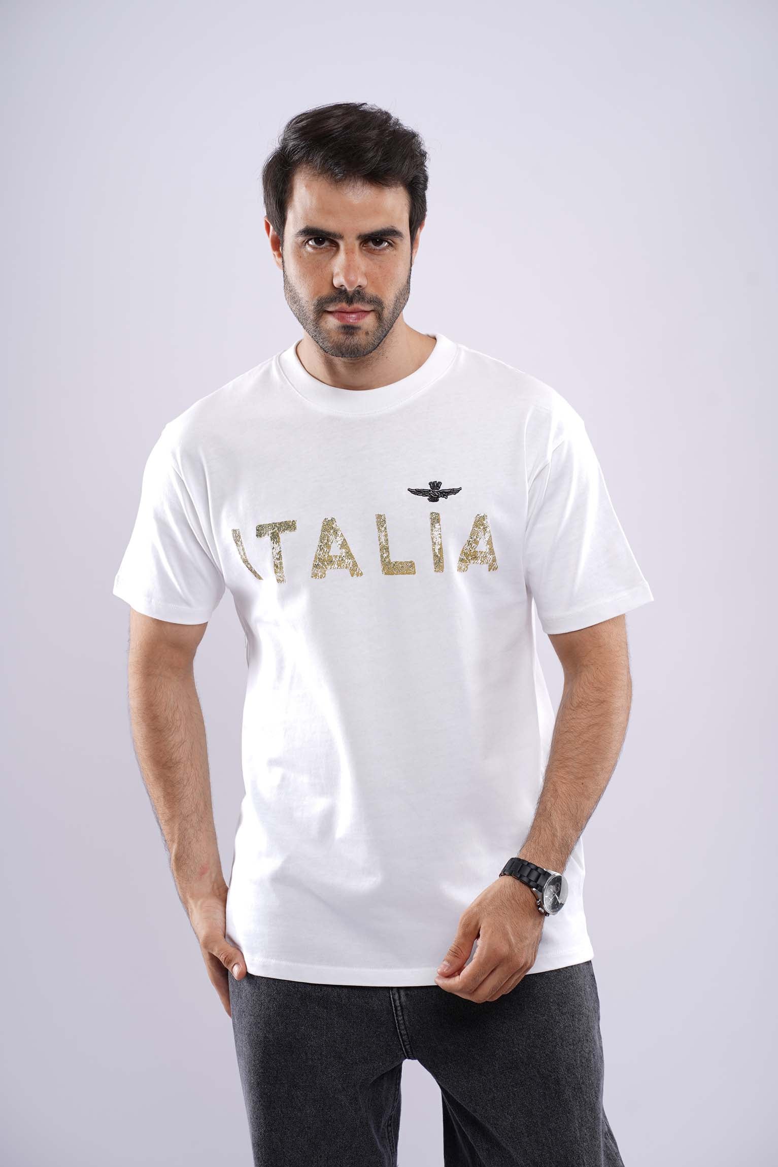 AERONUTICA ITALIA MEDUIM FIT COTTON T-SHIRT