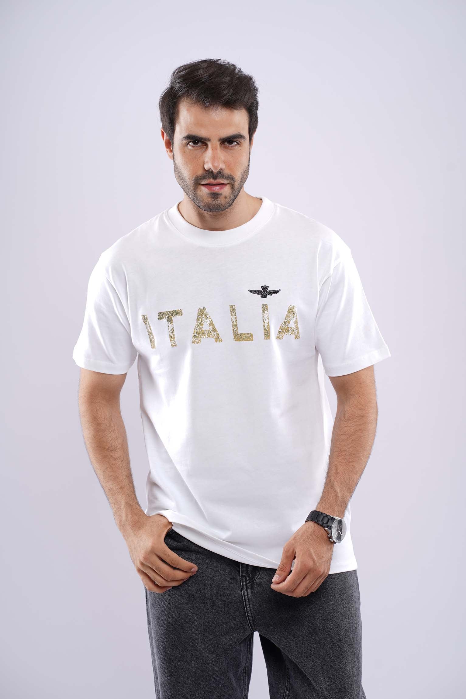 AERONUTICA ITALIA MEDUIM FIT COTTON T-SHIRT