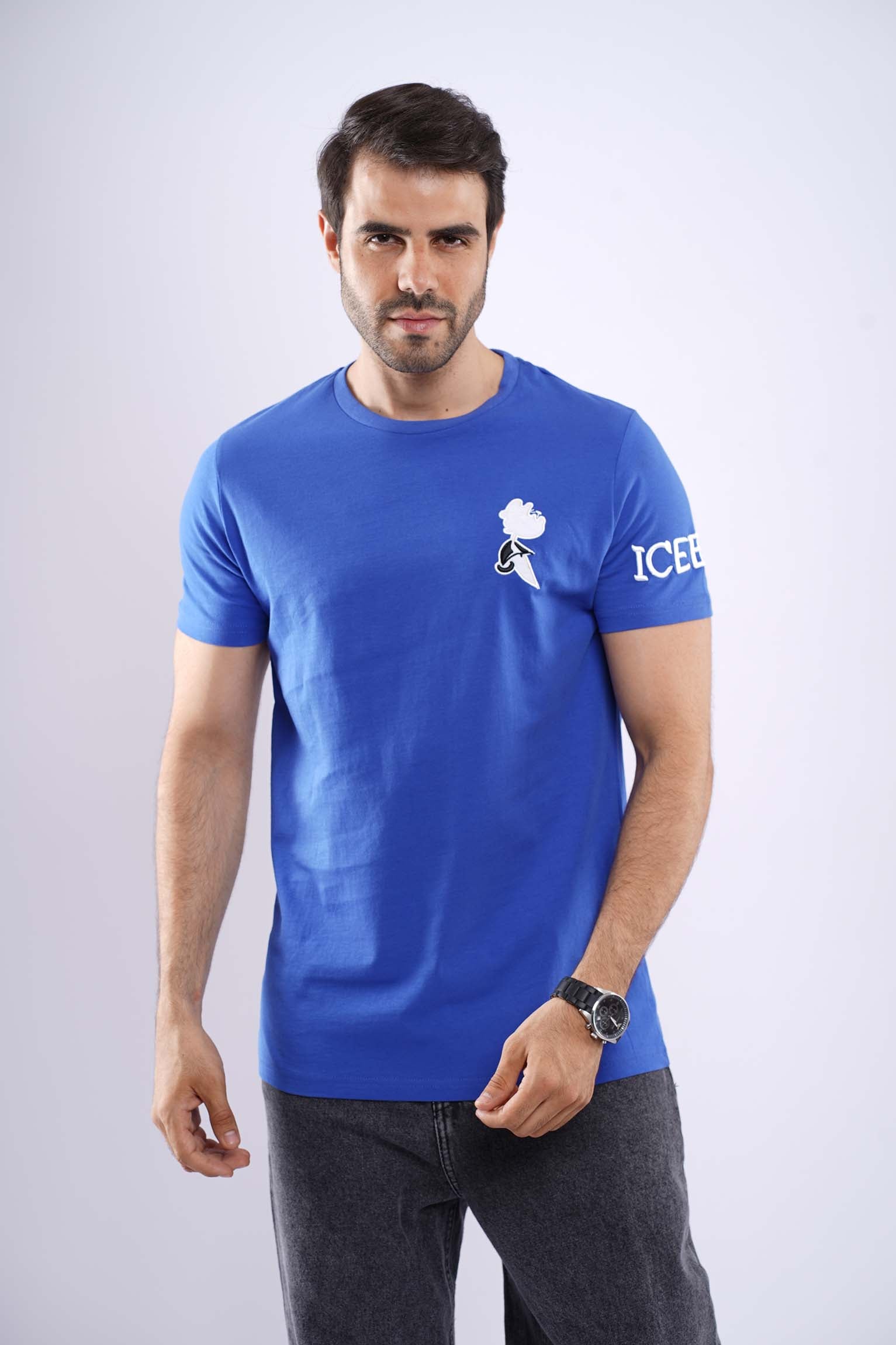 ICEBERG  MEDUIM FIT COTTON T-SHIRT