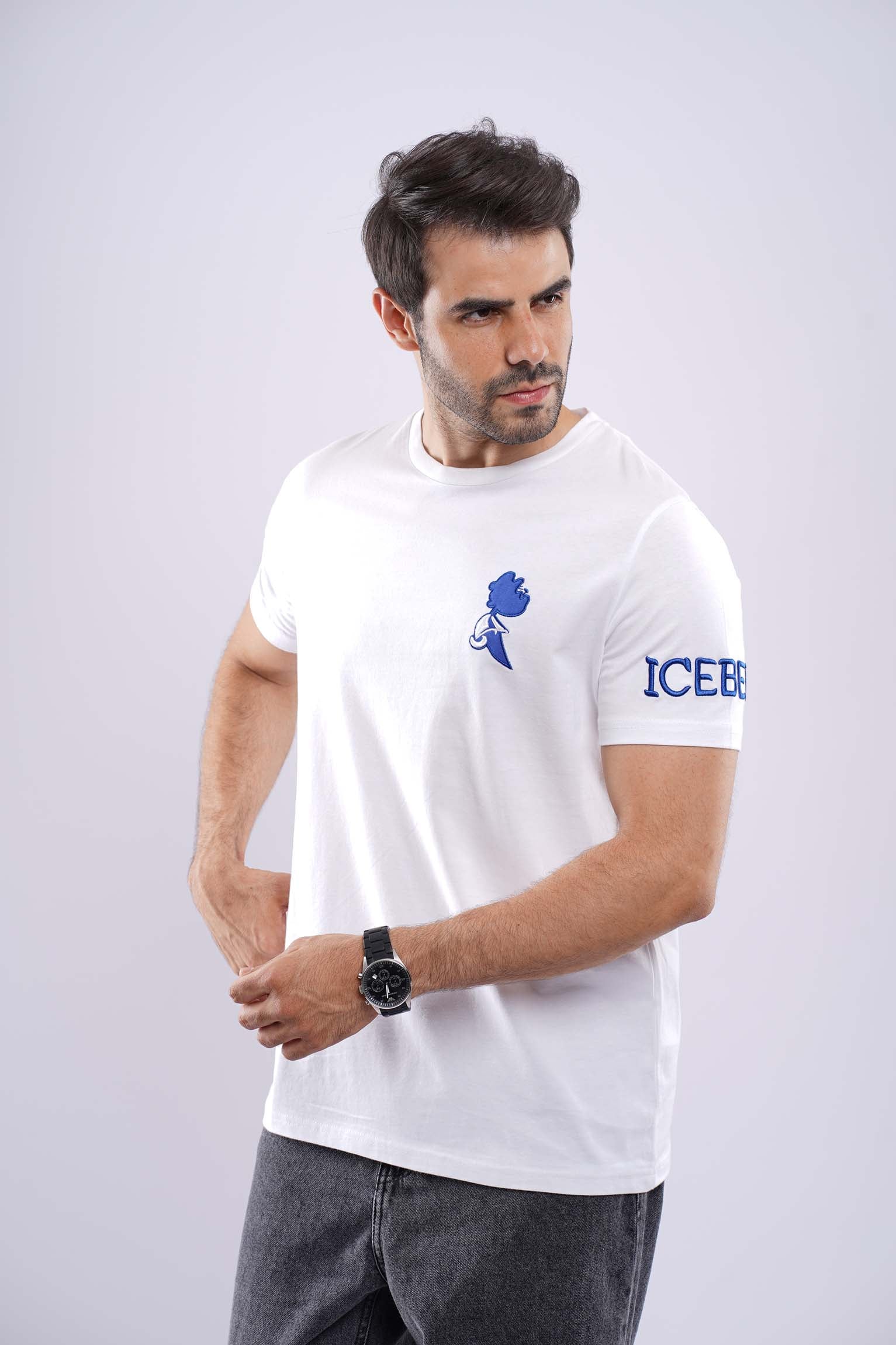 ICEBERG  MEDUIM FIT COTTON T-SHIRT