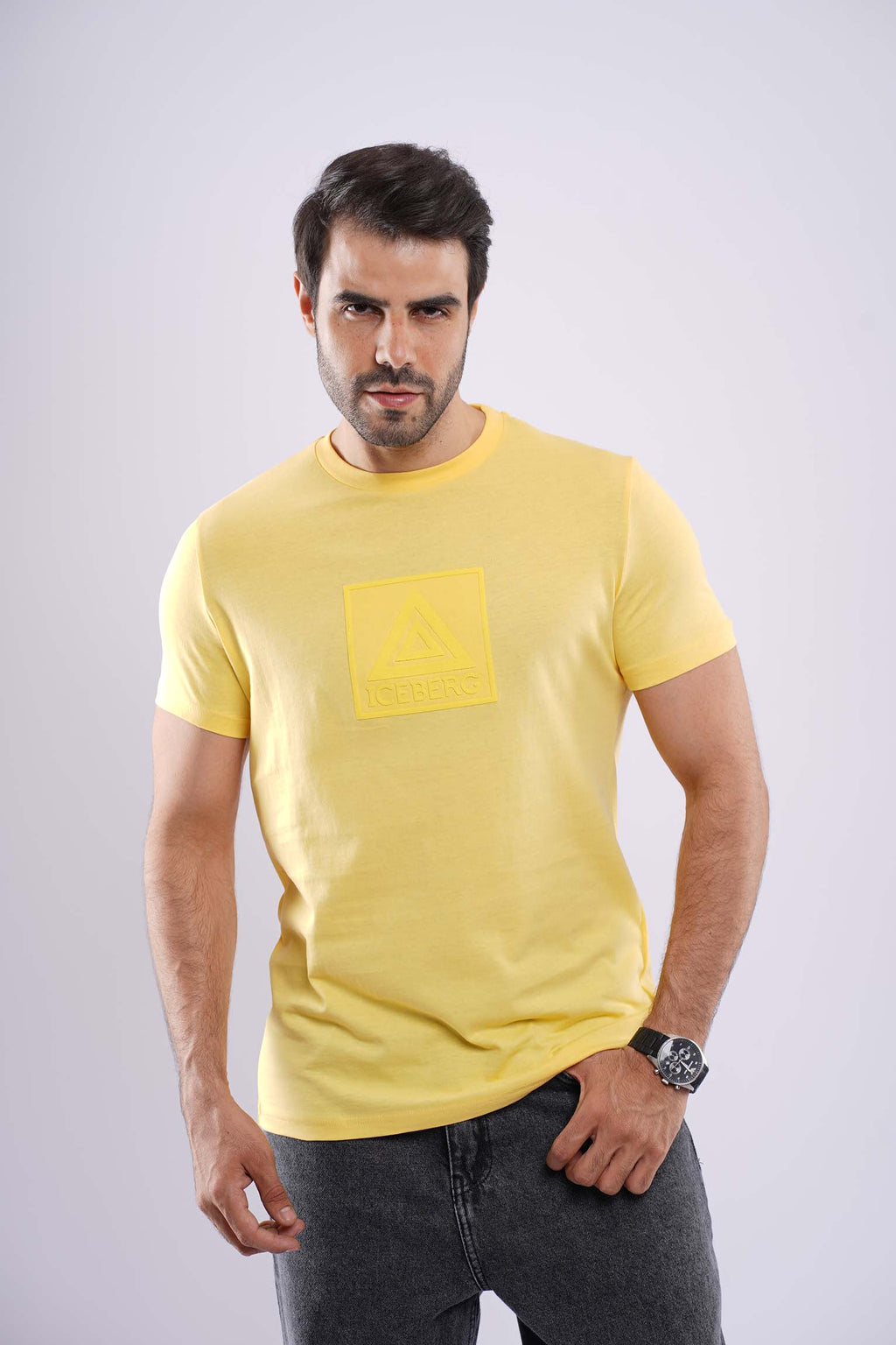 ICEBERG  MEDUIM FIT COTTON T-SHIRT