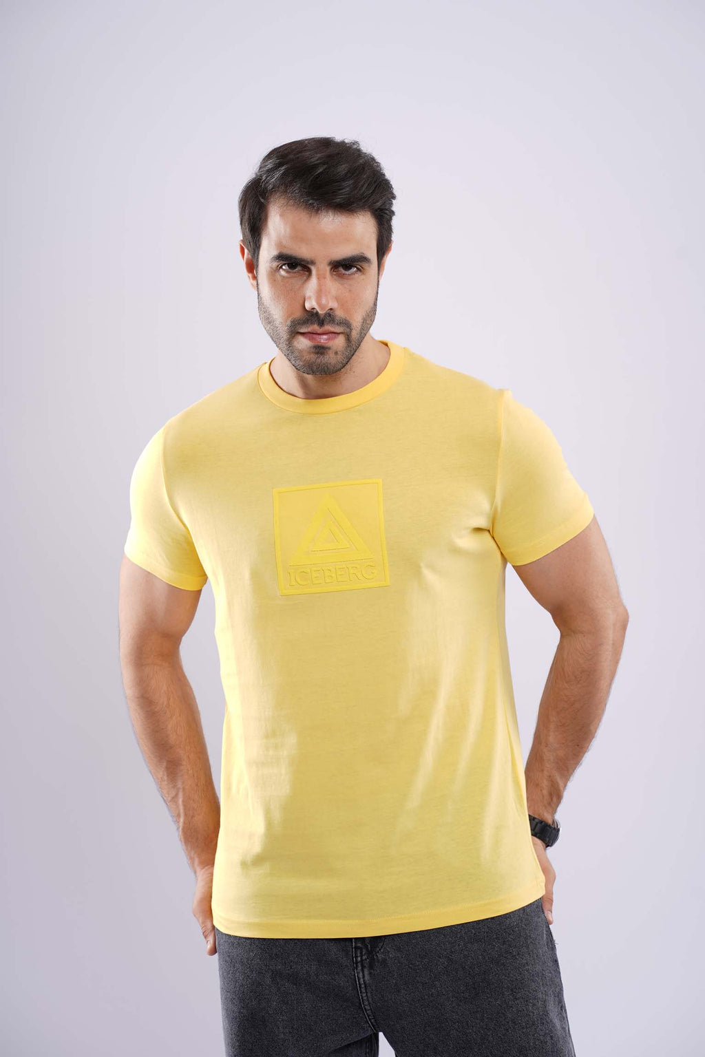 ICEBERG  MEDUIM FIT COTTON T-SHIRT