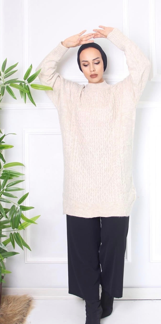 Long Knitwear Turkish
